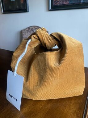 Merit Beauty corduroy makeup Signature Bag 🆕